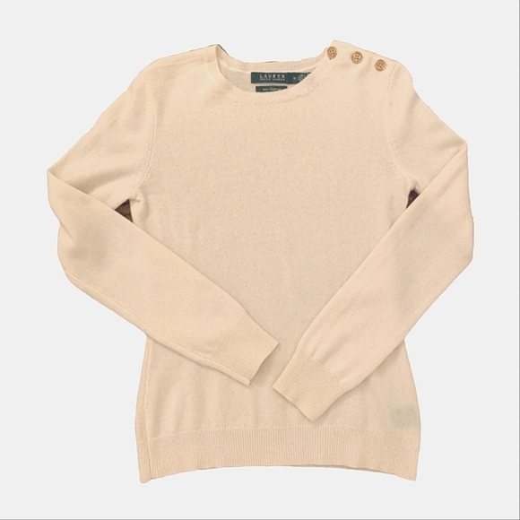Lauren Ralph Lauren Button Detail Knit Sweater - Picture 1 of 5